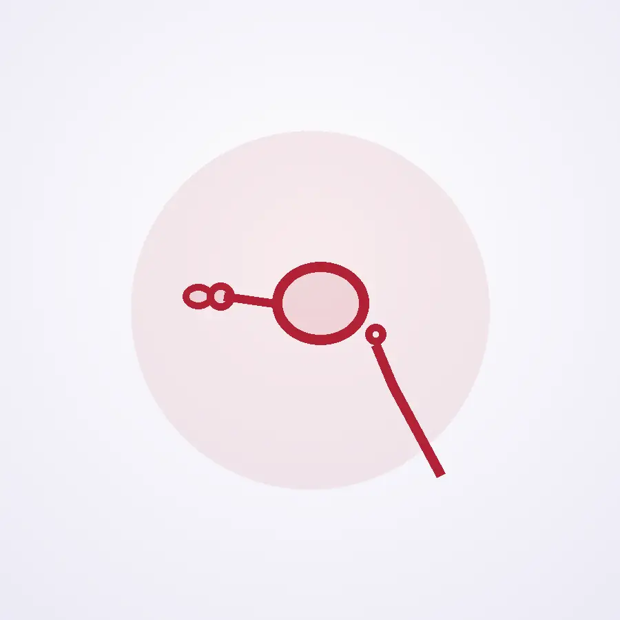 Ilustración genérica de un audífono con cable (IEM)