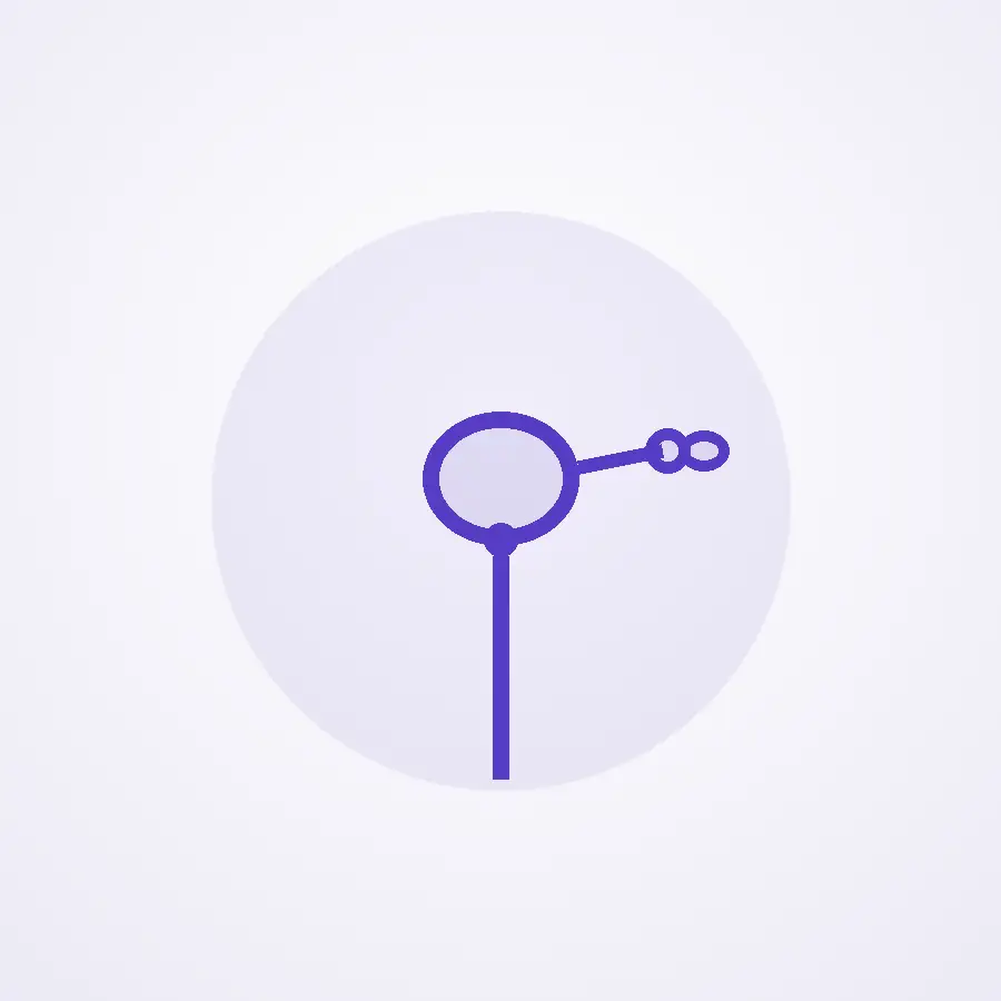Ilustración genérica de un audífono con cable (IEM)
