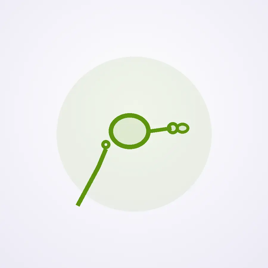Ilustración genérica de un audífono con cable (IEM)